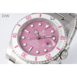 Rolex-Submariner DIW 40mm 904L TI/TI Pink Dial DIWF VR3135