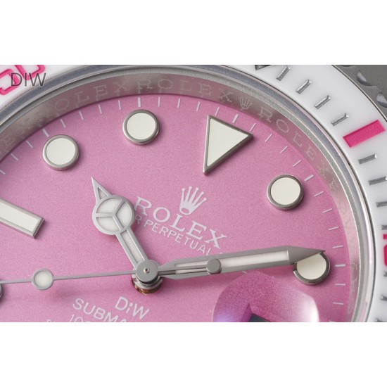 Rolex-Submariner DIW 40mm 904L TI/TI Pink Dial DIWF VR3135