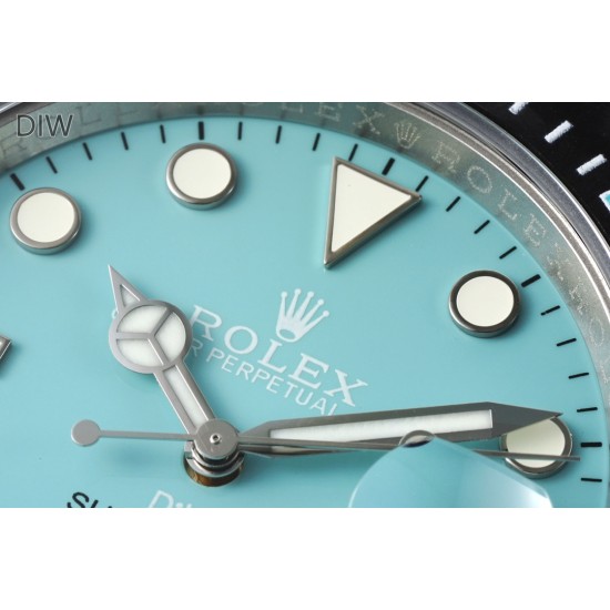 Rolex-Submariner DIW 40mm 904L TI/TI Tiffany Dial DIWF VR3135
