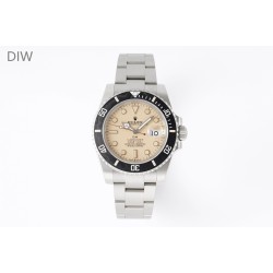 Rolex-Submariner DIW 40mm 904L TI/TI Cream Dial DIWF VR3135