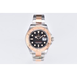 Rolex-Yacht-Master 126621 40mm SS/RG Black/Dot Clean VR3235