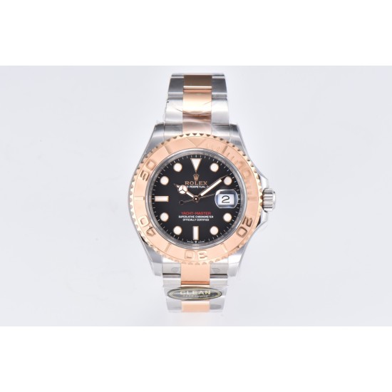 Rolex-Yacht-Master 126621 40mm SS/RG Black/Dot Clean VR3235