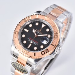 Rolex-Yacht-Master 126621 40mm SS/RG Black/Dot Clean VR3235