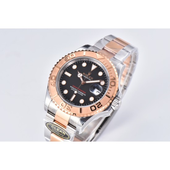 Rolex-Yacht-Master 126621 40mm SS/RG Black/Dot Clean VR3235