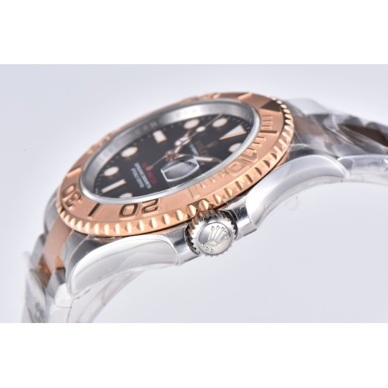 Rolex-Yacht-Master 126621 40mm SS/RG Black/Dot Clean VR3235