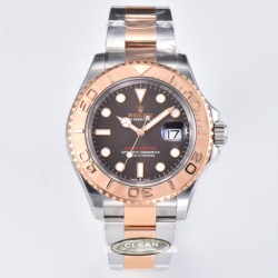 Rolex-Yacht-Master 126621 40mm SS/RG Brown/Dot Clean VR3235