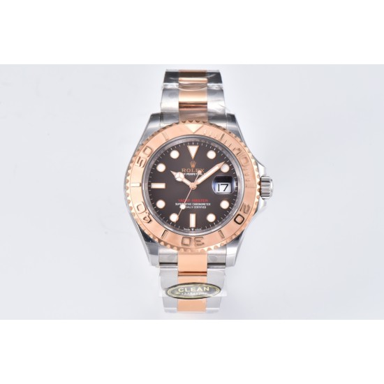Rolex-Yacht-Master 126621 40mm SS/RG Brown/Dot Clean VR3235