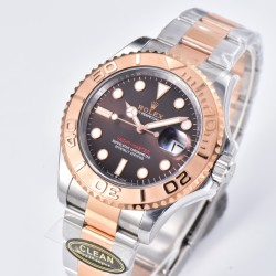 Rolex-Yacht-Master 126621 40mm SS/RG Brown/Dot Clean VR3235