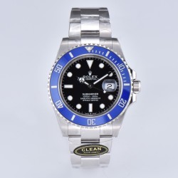 Rolex-Submariner 126619LB 41MM 904L Black/Dot SS/SS Clean VR3235