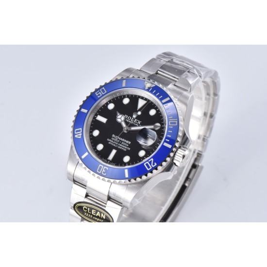 Rolex-Submariner 126619LB 41MM 904L Black/Dot SS/SS Clean VR3235
