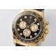 Rolex-Daytona 126518 40mm YG/RU Black/Dia Clean SH4131 Super Clone