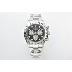 Rolex-Daytona 126509 40mm SS/SS Black/Dia Clean SH4131 Super Clone