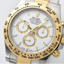Rolex-Daytona 126503 40mm YG/SS White/Stk Clean SH4131 Super Clone