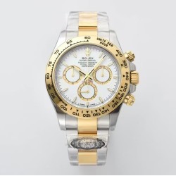 Rolex-Daytona 126503 40mm YG/SS White/Stk Clean SH4131 Super Clone