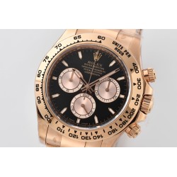 Rolex-Daytona 126515 40mm RG/RG Black/Dia Clean SH4131 Super Clone