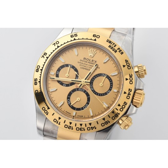 Rolex-Daytona 126503 40mm YG/SS YG/Stk Clean SH4131 Super Clone