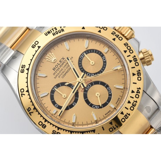 Rolex-Daytona 126503 40mm YG/SS YG/Stk Clean SH4131 Super Clone