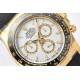 Rolex-Daytona 126518 40mm YG/RU White/Stk Clean SH4131 Super Clone