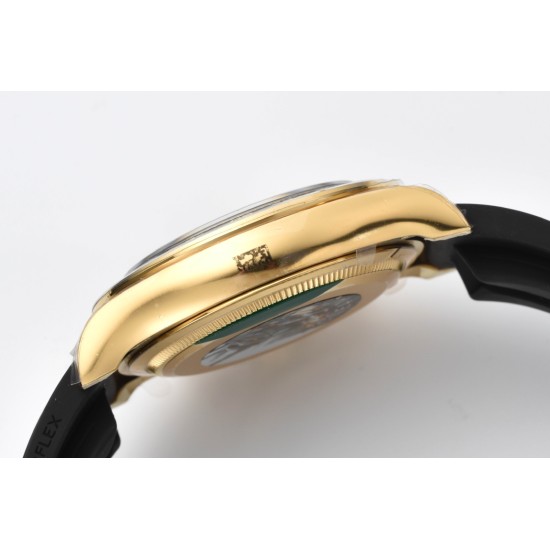 Rolex-Daytona 126518 40mm YG/RU White/Stk Clean SH4131 Super Clone