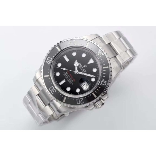 Rolex-Seadweller 126600 43mm SS/SS Black/Dot VSF SH3235