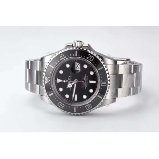 Rolex-Seadweller 126600 43mm SS/SS Black/Dot VSF SH3235