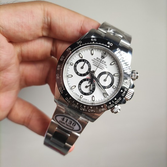 Rolex-Daytona 116500 40mm SS/SS White Dial Clean DD4130
