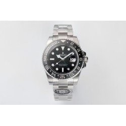 Rolex-GMT II 126710 Bruce Wayne Oys 40mm SS/SS Black Clean DD3285 Super Clone
