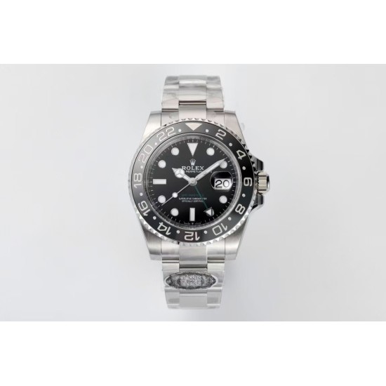 Rolex-GMT II 126710 Bruce Wayne Oys 40mm SS/SS Black Clean DD3285 Super Clone