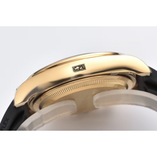 Rolex-Daytona 126518 40mm YG/RU Gold/Black Clean SH4131 Super Clone