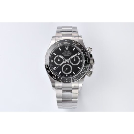 Rolex-Daytona 126500LN 40mm SS/SS Black Dial Clean SH4131 Super Clone