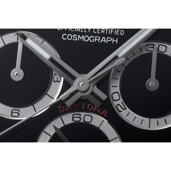 Rolex-Daytona 126500LN 40mm SS/SS Black Dial Clean SH4131 Super Clone