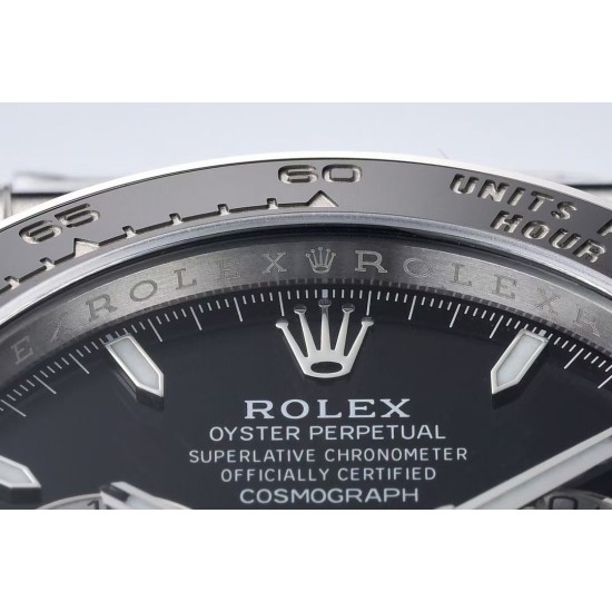 Rolex-Daytona 126500LN 40mm SS/SS Black Dial Clean SH4131 Super Clone