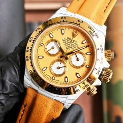 Rolex-Daytona Diw 40mm Carbon/YG/NY YG/Dial TWF SA4130