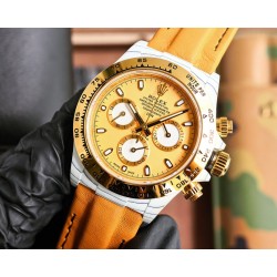 Rolex-Daytona Diw 40mm Carbon/YG/NY YG/Dial TWF SA4130