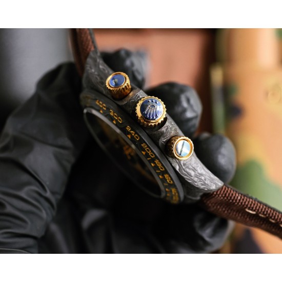 Rolex-Daytona Diw 40mm Carbon/NY Cream/Black TWF SA4130