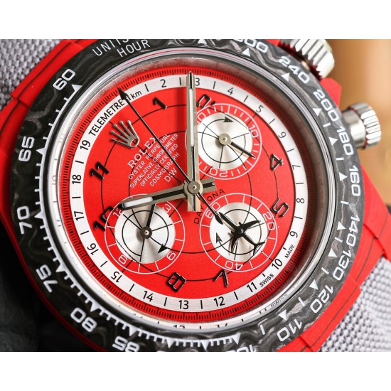 Rolex-Daytona Diw 40mm FC/NY Red/White Dial TWF DD4801