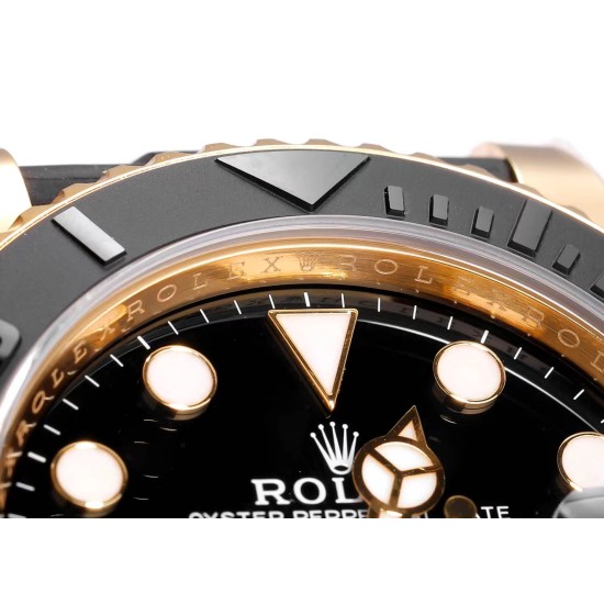 Rolex-Yacht-Master 226658 42mm YG/RU Black/Dot ARF VR3235(Tungsten Heavy Version)