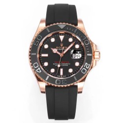 Rolex-Yacht-Master 126655 40mm RG/RU Black/Dot ARF VR3235(Tungsten Heavy Version)