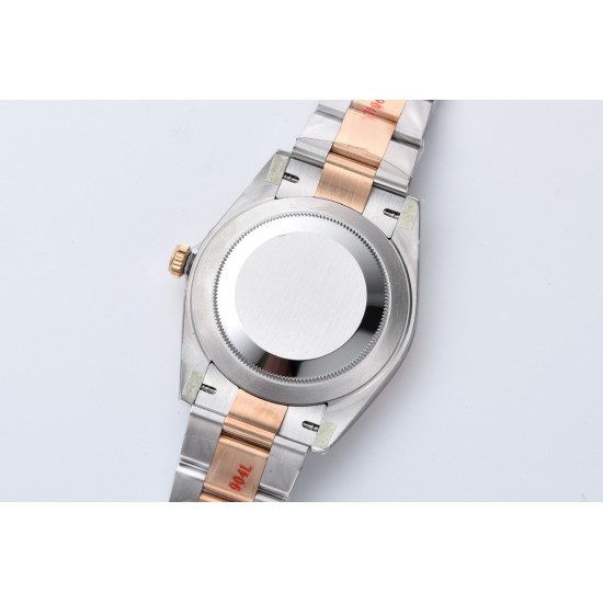 Rolex-Datejust 126331 41mm Oys RG/SS Champagne/Stk Clean SH3235