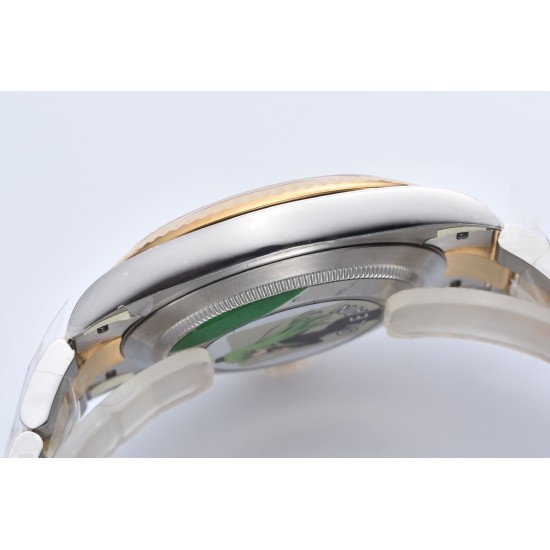 Rolex-Datejust 126333 41mm Oys YG/SS Gold Texetured Dial Clean VR3235