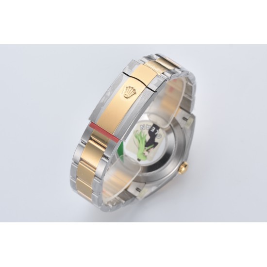 Rolex-Datejust 126333 41mm Oys YG/SS Gold Texetured Dial Clean VR3235