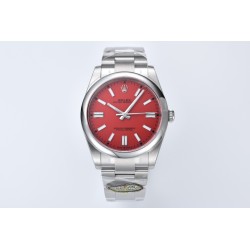 Rolex-Oyster Perpetual 124300 41mm SS/SS Red/Stk Clean VR3230