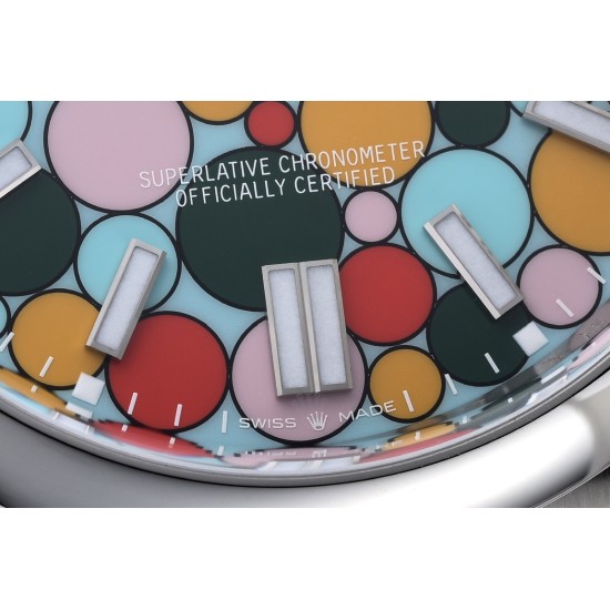 Rolex-Oyster Perpetual 124300 41mm SS/SS Celebration Dial Clean VR3230