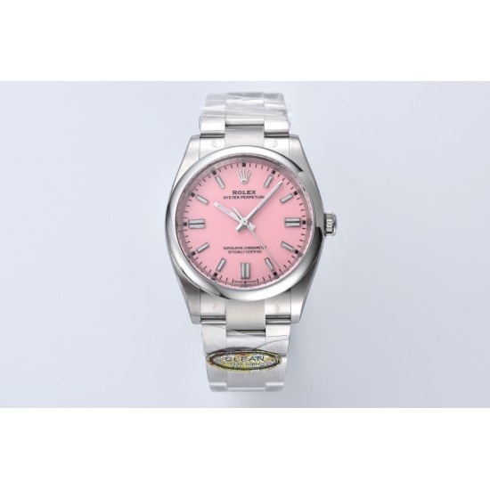 Rolex-Oyster Perpetual 126000 36mm SS/SS Pink/Stk Clean VR3230