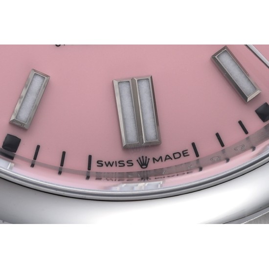 Rolex-Oyster Perpetual 126000 36mm SS/SS Pink/Stk Clean VR3230
