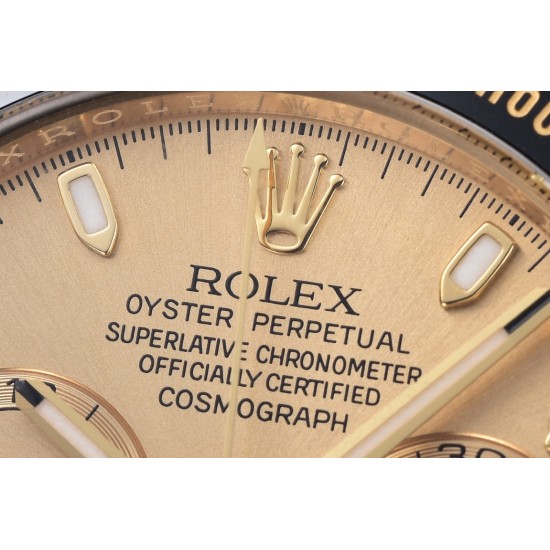 Rolex-Daytona 116518 40MM YG/RU Gold/Gold Clean DD4130