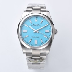 Rolex-Oyster Perpetual 124300 41mm SS/SS Tiffany Blue Dial Clean VR3230