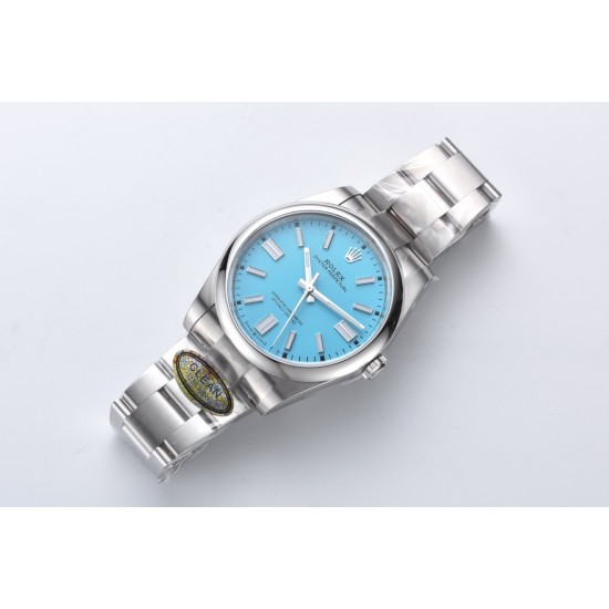 Rolex-Oyster Perpetual 124300 41mm SS/SS Tiffany Blue Dial Clean VR3230