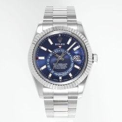 Rolex-SkyDweller 326934 42mm Oys SS/SS Blue Dial ZF A2824