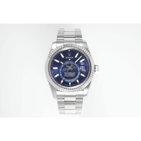 Rolex-SkyDweller 326934 42mm Oys SS/SS Blue Dial ZF A2824